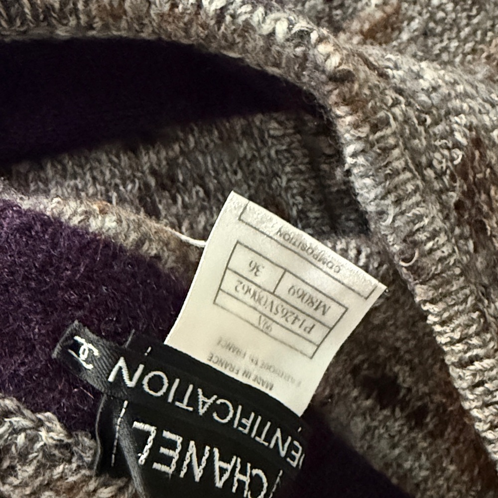CHANEL Identification Mohair/Tweed/Wool Knit Pant - Picture 12 of 15